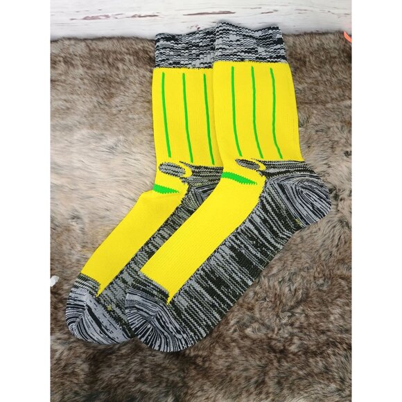 Randy Sun‎ Waterproof Breathable Knee High Socks Yellow & Gray Unisex - Picture 2 of 7